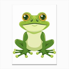 Cute Frog 3 Canvas Print