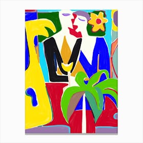 Tropical Love At First Sight Canvas Print