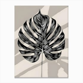 Monstera Leaf Canvas Print