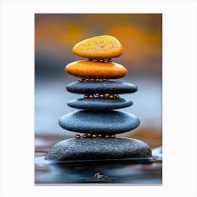 Balancing Stones 6 Canvas Print