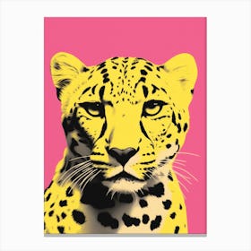 Pop Leopard Canvas Print