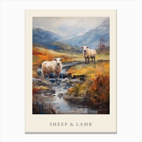 Sheep In Glen Etive 4 Canvas Print