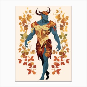 Minotaur Digital Illustration 2 Canvas Print