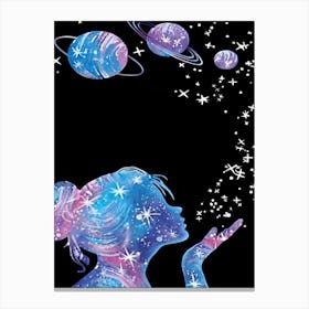 Galaxy Painting 1 Canvas Print