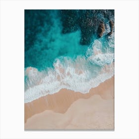 Aerial View Of A Beach 172 Canvas Print