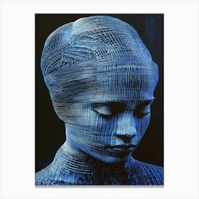 'Blue Woman' Canvas Print