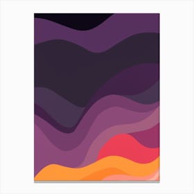 Abstract Wave Painting Canvas Print