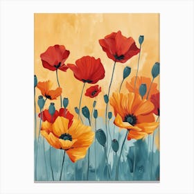 Poppies 43 Canvas Print