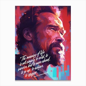 03a Arnold Schwarzenegger Canvas Print