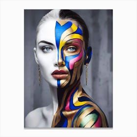 Body Painting Canvas Print