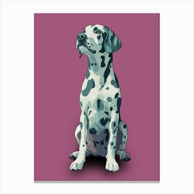 Dalmatian Dog Canvas Print