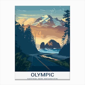 Olympic National Park Washington Canvas Print