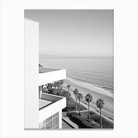 Agadir, Morocco, Black And White Photography 1 Canvas Print