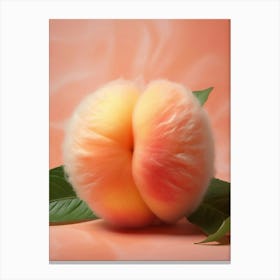 Peach Fuzz Texture 3 Canvas Print