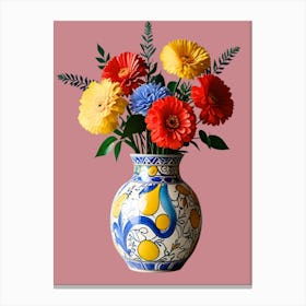 Flowers In A Vase 21 Canvas Print