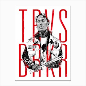 Travis Barker Blink Canvas Print