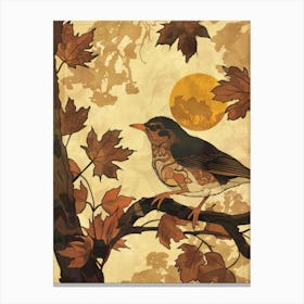 Autumn Robin Canvas Print