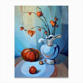 Still Life With Pumpkins Canvas Print