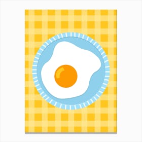 Picnic Fried Egg Canvas Print