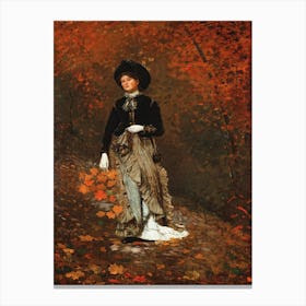 Autumn (1877), Winslow Homer Canvas Print