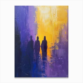 Sunset Walk Canvas Print