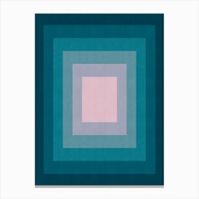 Modern gradient geometry 5 Canvas Print