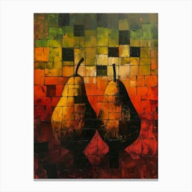 Two Pears 10 Canvas Print