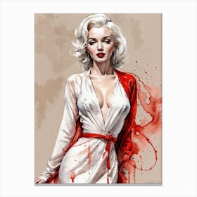 Marilyn Monroe 4 Canvas Print