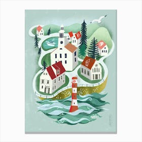 Traveling Maine Canvas Print