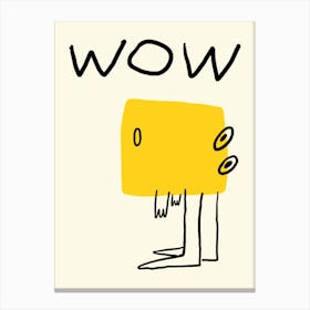 WOW Wall Art Canvas Print