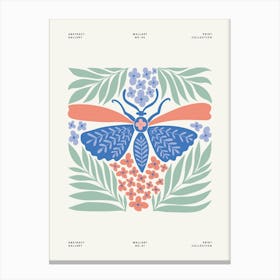 Moth colorful Canvas Print