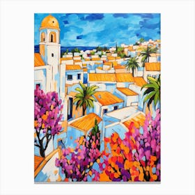 Sousse Tunisia 4 Fauvist Painting Canvas Print