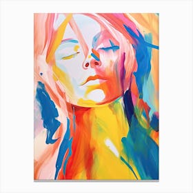 Watercolor Portrait Canvas Print