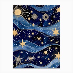 Stars In The Sky Canvas Print