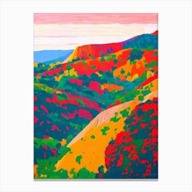 Göreme National Park 1 Turkey Abstract Colourful Canvas Print