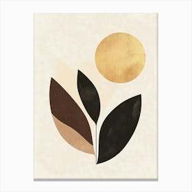 Sun And The Leaves Canvas Print