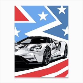 Ford Gt Usa Canvas Print