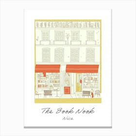 Nice The Book Nook Pastel Colours 3 Poster Canvas Print