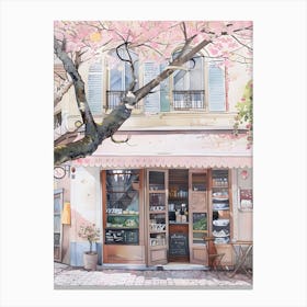 Cafe In Paris Canvas Print