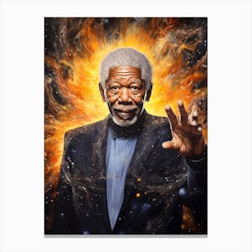 Morgan Freeman (3) Canvas Print