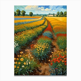 Field Of Flowers 2 Canvas Print