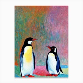 Emperor Penguin II Matisse Inspired Canvas Print