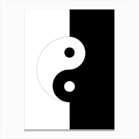 Yin Yang Symbol 3 Canvas Print