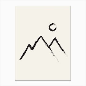 Peaks Canvas Print