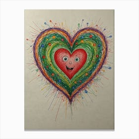 Valentine'S Day Heart 4 Canvas Print