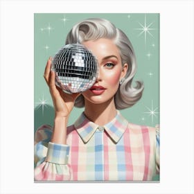 Disco Girl 4 Canvas Print