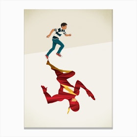 Super Shadows Scarlet Speedster 2 Canvas Print