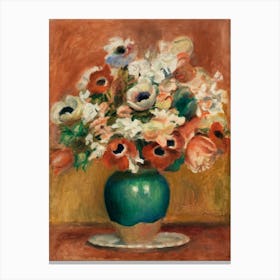 Flowers, Pierre Auguste Renoir Canvas Print
