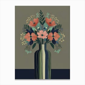 Flowers In A Vase 56 Canvas Print