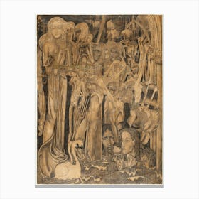 Loss Of Faith (1894), Jan Toorop Canvas Print